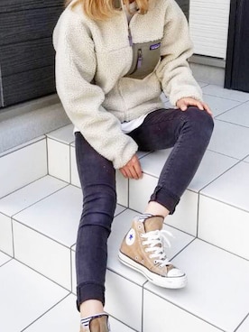 「CONVERSE（コンバース）のALL STAR HI（スニーカー）」を使った、shizuka.ykさん（レディース・165cm・20代）の秋コーディネート