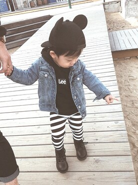 「ボーター」｜tasuku★さん（キッズ・80cm）の冬コーディネート