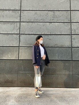 「文化屋雑貨店（ブンカヤザッカテン）のアイテム」を使った、akariiiiiiiiiiaさん（レディース・163cm）の冬コーディネート