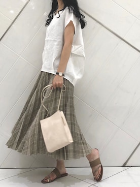AI.Uさん(レディース・170cm)の夏コーディネート