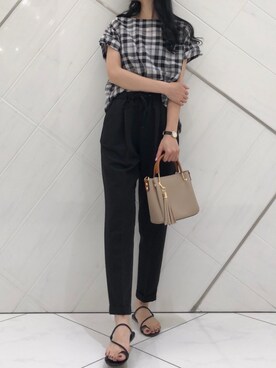 AI.Uさん（レディース・170cm）の夏コーディネート