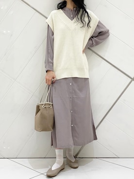 AI.Uさん（レディース・168cm）の春コーディネート