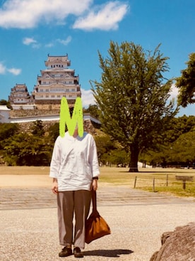 「TATAMIZE（タタミゼ）のアイテム」を使った、まろさん（レディース・156cm）の春コーディネート