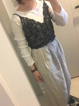 (　˙🐽˙　)さん（レディース・153cm）の春コーディネート