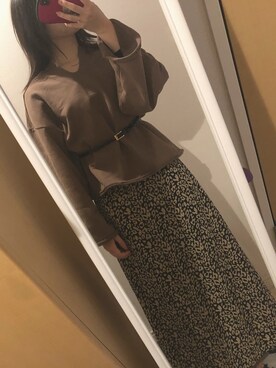 (　˙🐽˙　)さん（レディース・153cm）の冬コーディネート