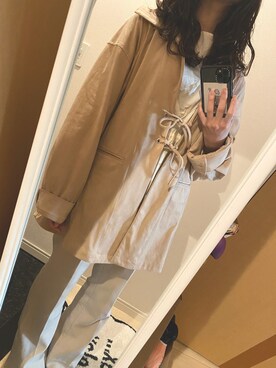 (　˙🐽˙　)さん（レディース・153cm）の春コーディネート