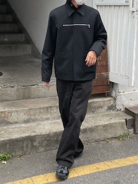 「Gosha Rubchinskiy（ゴーシャラブチンスキー）のアイテム（シューズ）」を使った、강겨울さん（メンズ・174cm）の夏コーディネート