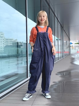 BEAMS BOY / ソロテックス レイン ビブを使った人気ファッション