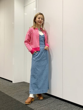 「サボ」｜ハルカ   カワエさん（レディース・161cm）の冬コーディネート