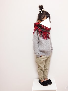 mikiさん（キッズ・100cm）の冬コーディネート