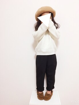 mikiさん（キッズ・100cm）の冬コーディネート