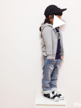 mikiさん（キッズ・100cm）の冬コーディネート