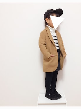 mikiさん(キッズ・100cm)の冬コーディネート