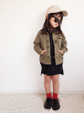 mikiさん（キッズ・100cm）の春コーディネート