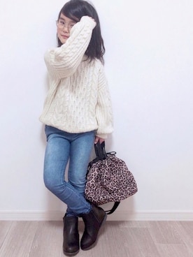 mikiさん（キッズ・120cm）の冬コーディネート