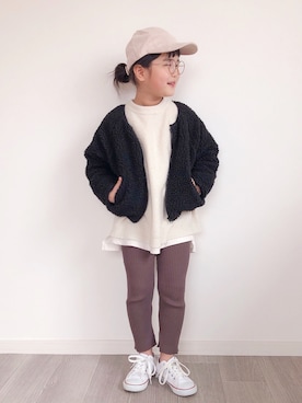 mikiさん（キッズ・120cm）の冬コーディネート