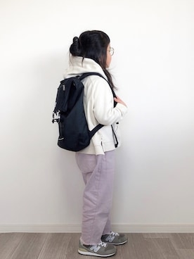 「切りっぱなしデニム」｜「アイテム（その他）」を使った、mikiさん（キッズ・120cm）の春コーディネート