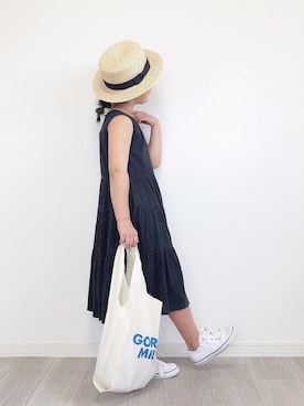 mikiさん（キッズ・123cm）の夏コーディネート