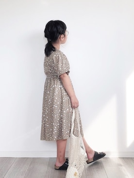 「LAKOLE（ラコレ）のアイテム」を使った、mikiさん（キッズ・123cm）の夏コーディネート