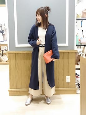 「grove（グローブ）のアイテム（その他アウター）」を使った、groveさん（レディース・161cm）の春コーディネート