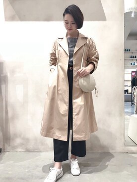 「grove（グローブ）のアイテム（その他アウター）」を使った、groveさん（レディース・168cm）の春コーディネート