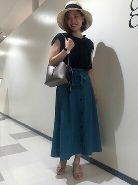 groveさん（レディース・163cm）の夏コーディネート