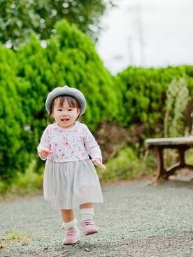 りーちゃんさん（キッズ・80cm）の秋コーディネート