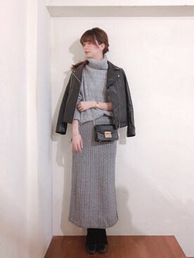 Royka*さん（レディース・170cm）の冬コーディネート