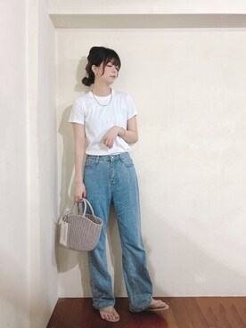 「UNIQLO U」｜Royka*さん（レディース・170cm）の夏コーディネート