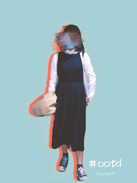「CONVERSE（コンバース）のconverse（コンバース） ALL STAR OX（オールスターOX）（スニーカー）」を使った、Mari さん（レディース・167cm）の春コーディネート