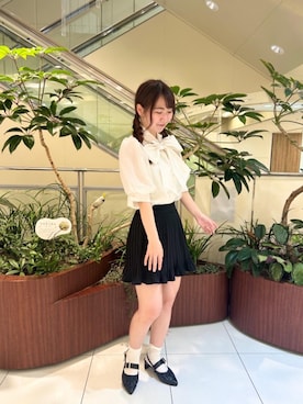 「ブルべ夏」｜りっかさん（レディース・156cm）の春コーディネート