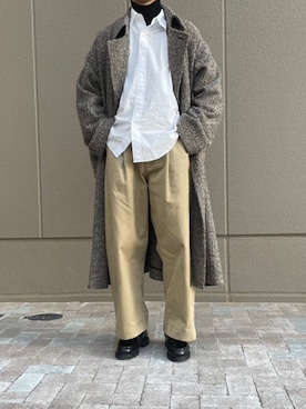 「ATHA（アタ）のアイテム」を使った、Atsunori さん（メンズ・172cm）の冬コーディネート