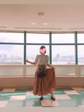 萌さん（レディース・160cm）の夏コーディネート