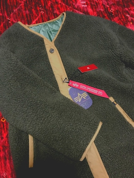 「Alpha Industries（アルファインダストリーズ）のアイテム（ブルゾン）」を使った、ましゅさん（レディース・148cm）の秋コーディネート