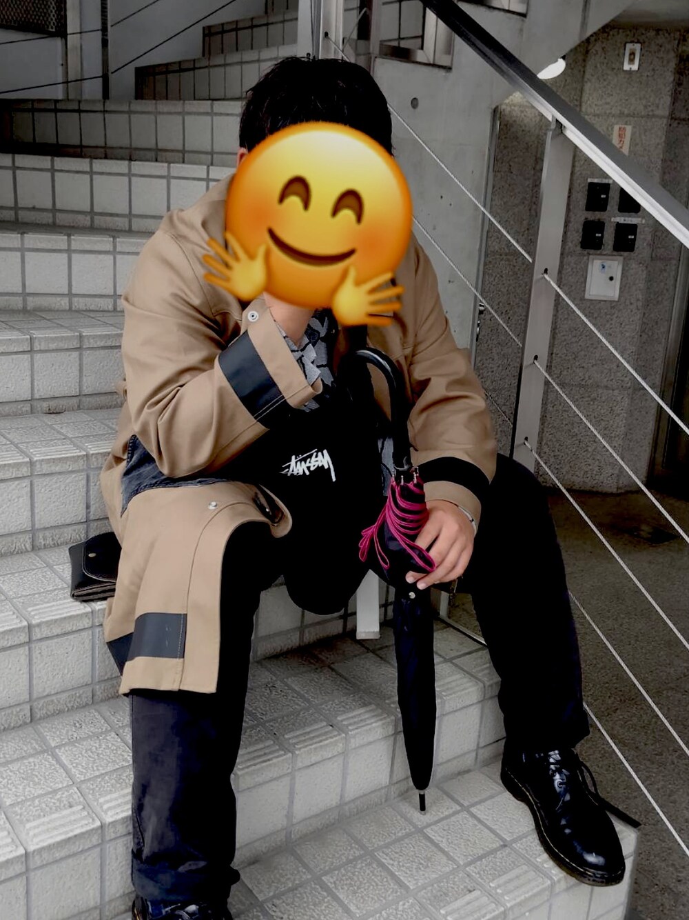 「デブでもオシャレ」｜「DIESELのアイテム（ジャケット/アウター、ベージュ系）」を使った、だいまさん（メンズ・178cm）の夏コーディネートの1枚目の写真