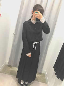 「mixxmixのアイテム（その他トップス）」を使った、Awさん（レディース・160cm）の春コーディネート