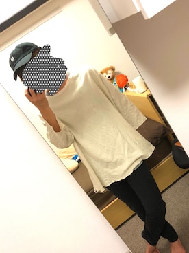 「M（エム）のアイテム（キャップ）」を使った、けーけーさん（メンズ・169cm）の春コーディネート
