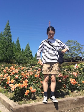 「CONVERSE（コンバース）のCONVERSE コンバース ジャック パーセル / JACK PURCEL（スニーカー）」を使った、mihiroさん（レディース・154cm）の春コーディネート