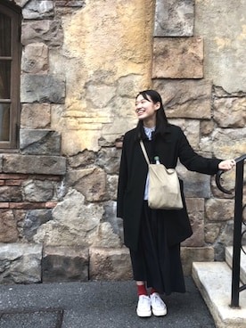「BASISBROEK（バシスブルック）のアイテム」を使った、mihiroさん（レディース・154cm）の春コーディネート