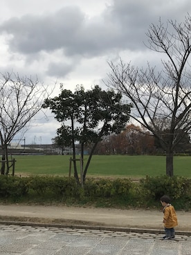 「Keikiii（ケイキィー）のアイテム」を使った、あぢゃさん（キッズ・80cm）の冬コーディネート