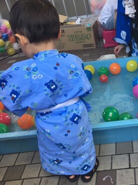 あぢゃさん（キッズ・80cm）の夏コーディネート