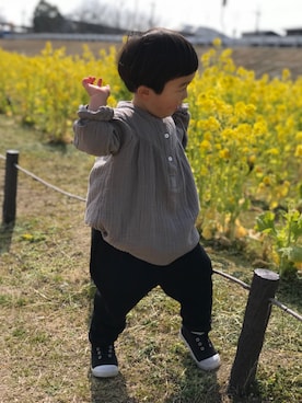 あぢゃさん（キッズ・80cm）の冬コーディネート