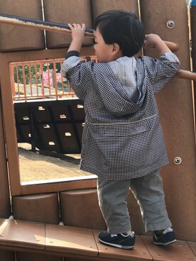 あぢゃさん（キッズ・80cm）の春コーディネート