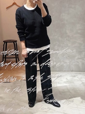 「WITH SENSE（ウィズセンス）のアイテム」を使った、chihiro®︎さん（レディース・154cm）の秋コーディネート