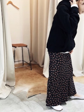「THE SHINZONE（ザ　シンゾーン）のアイテム（スカート）」を使った、chihiro®︎さん（レディース・154cm）の冬コーディネート