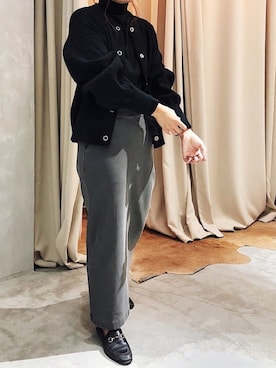 「ALLUMER（アリュメール）のアイテム」を使った、chihiro®︎さん（レディース・154cm）の冬コーディネート