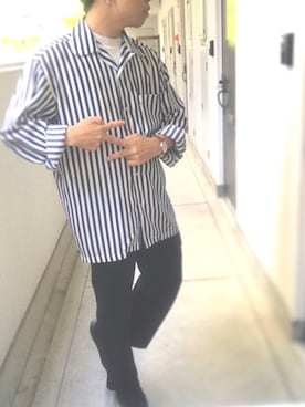 「大学生コーデ」｜「アイテム（アナログ腕時計）」を使った、鯛めしさん（メンズ・162cm）の春コーディネート