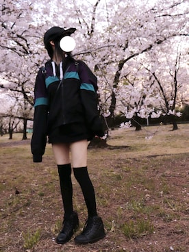 「カップル」｜「アイテム（その他）」を使った、たぁさん（レディース・150cm）の春コーディネート