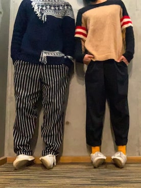 「N°21（ヌメロ ヴェントゥーノ）のアイテム（トップス）」を使った、nissy_29さん（メンズ・181cm）の冬コーディネート