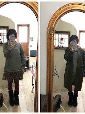 Aki さん(レディース・157cm)の冬コーディネート